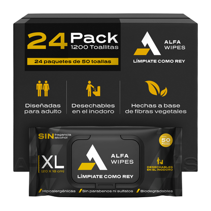 Alfa Wipes 24-pack (1200 toallitas)