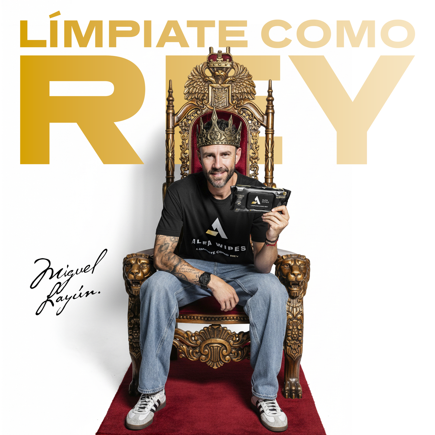 Alfa Wipes 3-pack (150 toallitas) Vainilla Real