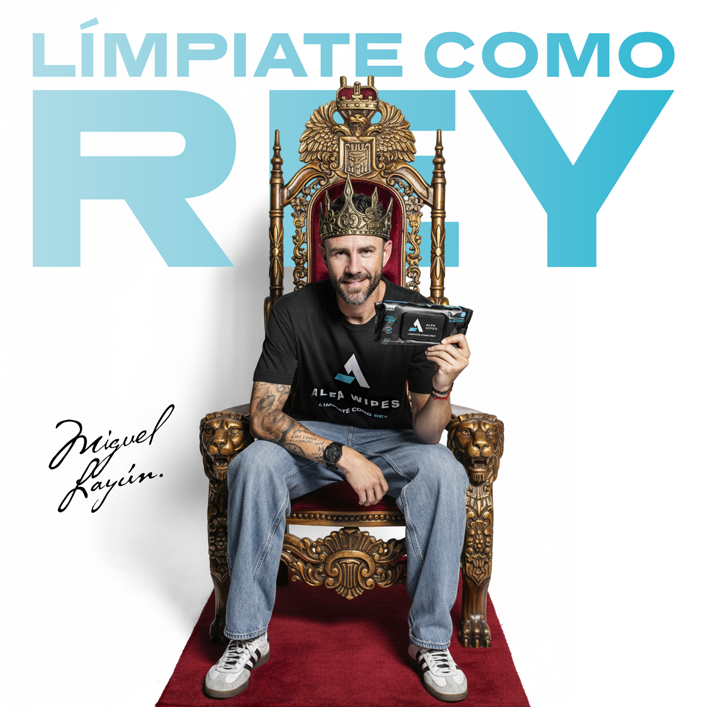 Alfa Wipes 6-pack (300 toallitas) Menta Suprema