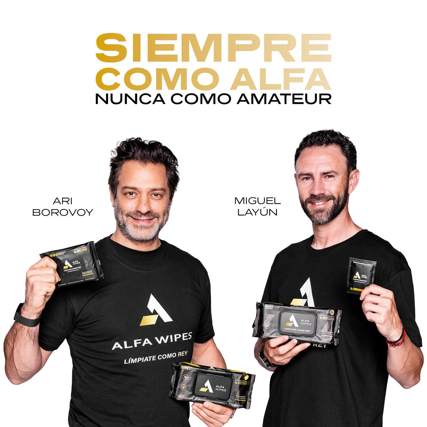 Alfa Wipes 3-pack (150 toallitas) Vainilla Real