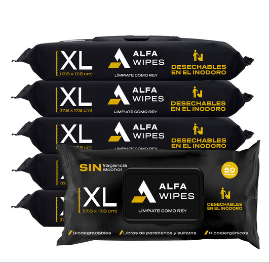 Alfa Wipes 6-pack (300 toallitas)